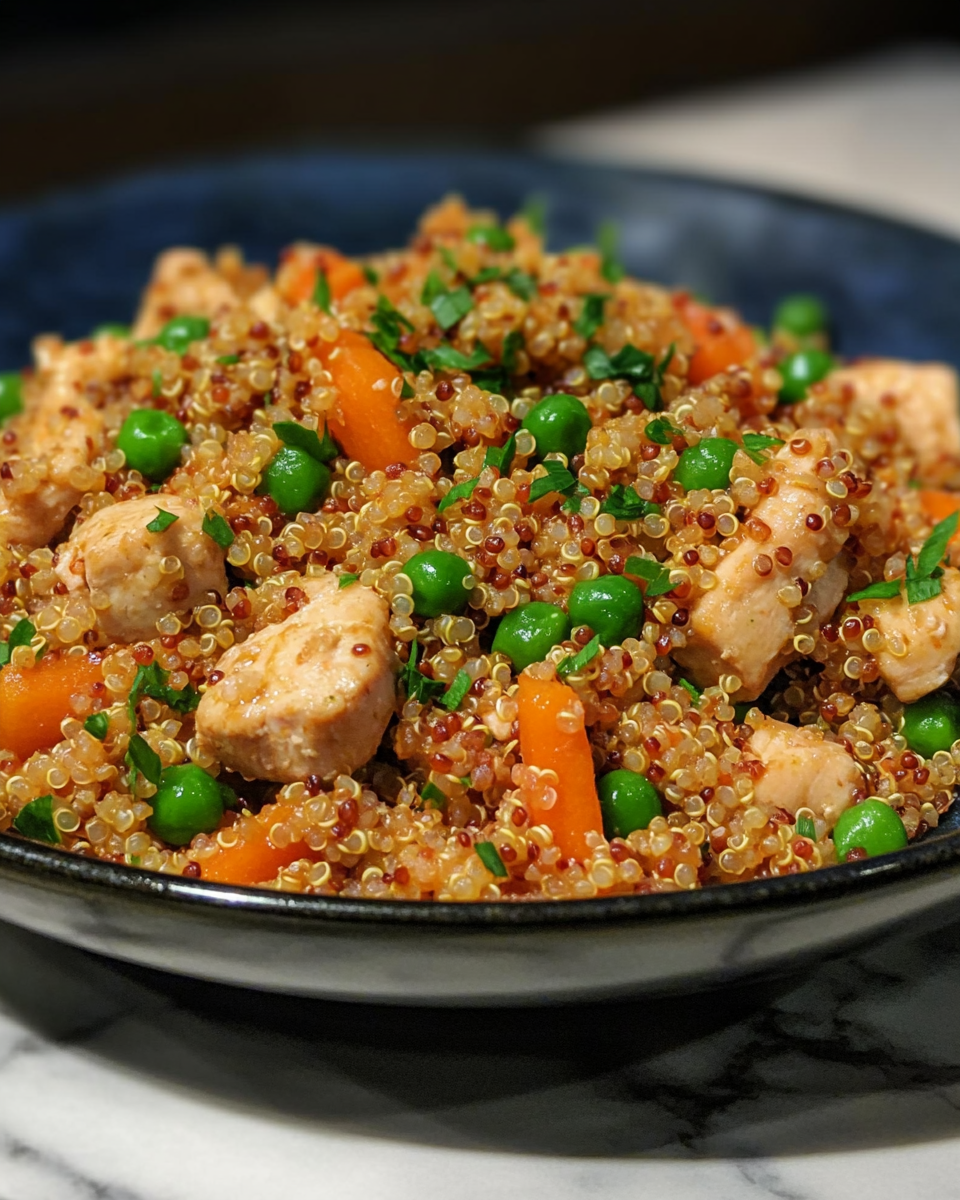 One-Pot Quinoa with Veggies and Chicken – 7 Simple Comforting Hearty Bowl